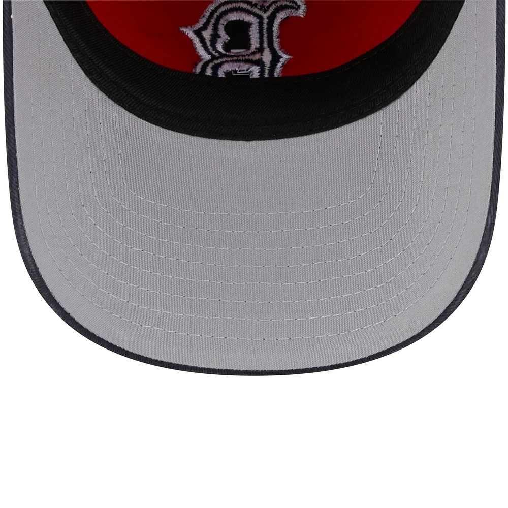 Men's New Era Red Boston Red Sox 2025 Batting Practice 9TWENTY Adjustable Hat