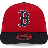 Men's New Era  Red Boston Red Sox 2025 Batting Practice Low Profile 9FIFTY Snapback Hat