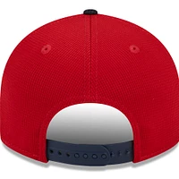 Men's New Era  Red Boston Red Sox 2025 Batting Practice Low Profile 9FIFTY Snapback Hat