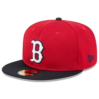 Men's New Era Red Boston Sox 2025 Spring Training 59FIFTY Fitted Hat