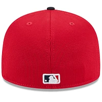 Men's New Era Red Boston Sox 2025 Spring Training 59FIFTY Fitted Hat