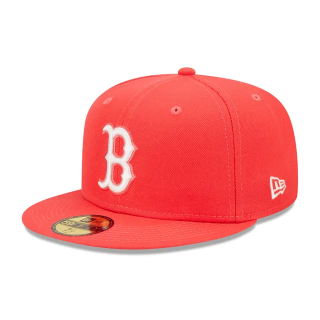 New Era Men's Royal, Yellow Boston Red Sox Empire 59FIFTY Fitted Hat