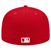 Casquette ajustée 59FIFTY rouge avec logo des Red Sox de Boston New Era pour homme