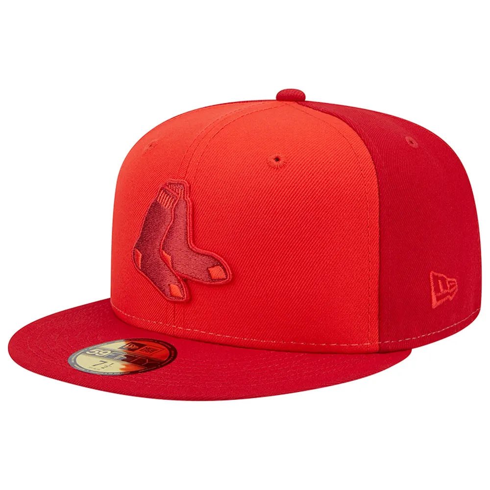 Lids Boston Red Sox New Era Tri-Tone 59FIFTY Fitted Hat