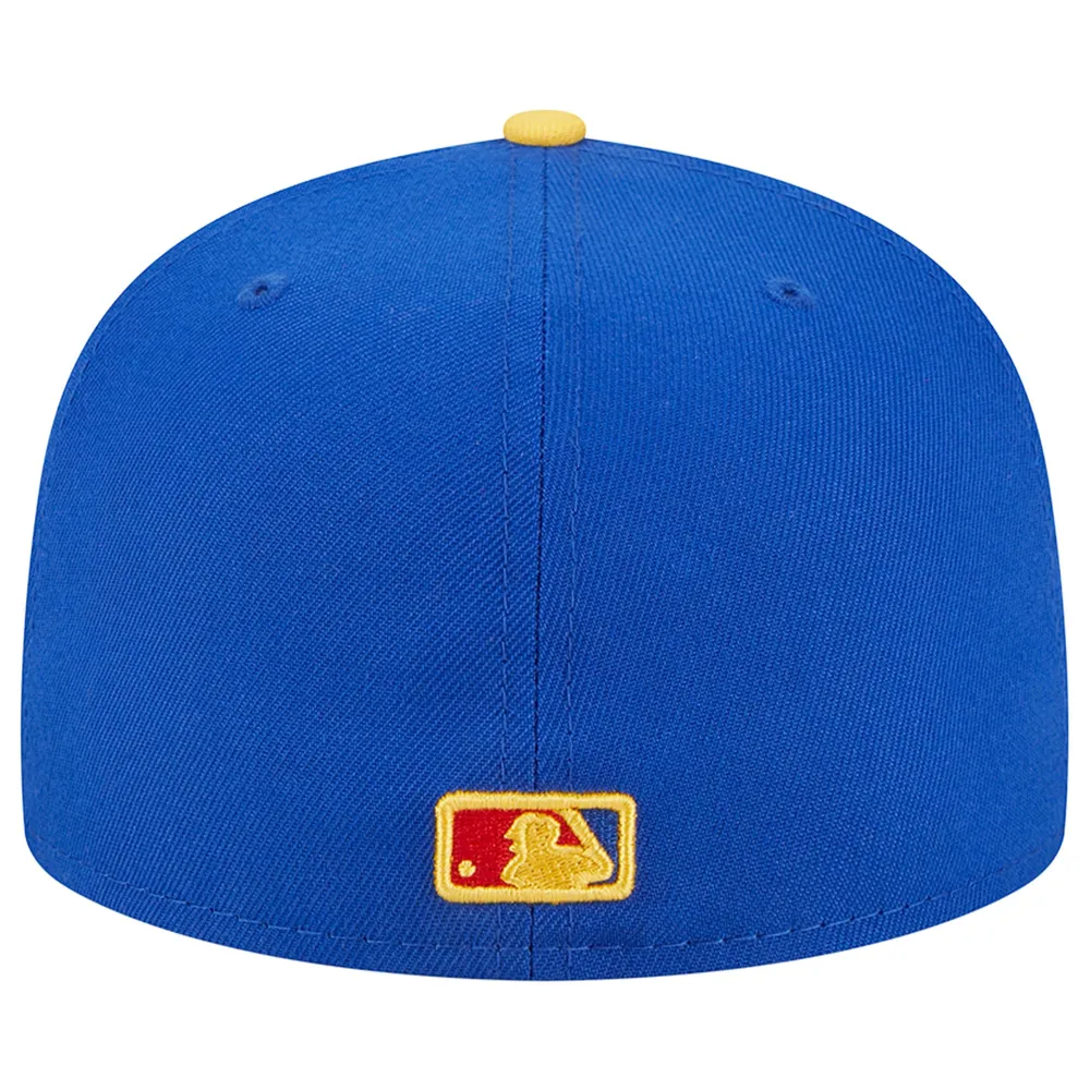 Men's New Era  Royal/Yellow Boston Red Sox Empire 59FIFTY Fitted Hat