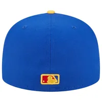 Men's New Era  Royal/Yellow Boston Red Sox Empire 59FIFTY Fitted Hat