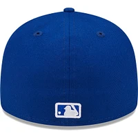 Men's New Era  Royal Boston Red Sox White Logo Low Profile 59FIFTY Fitted Hat