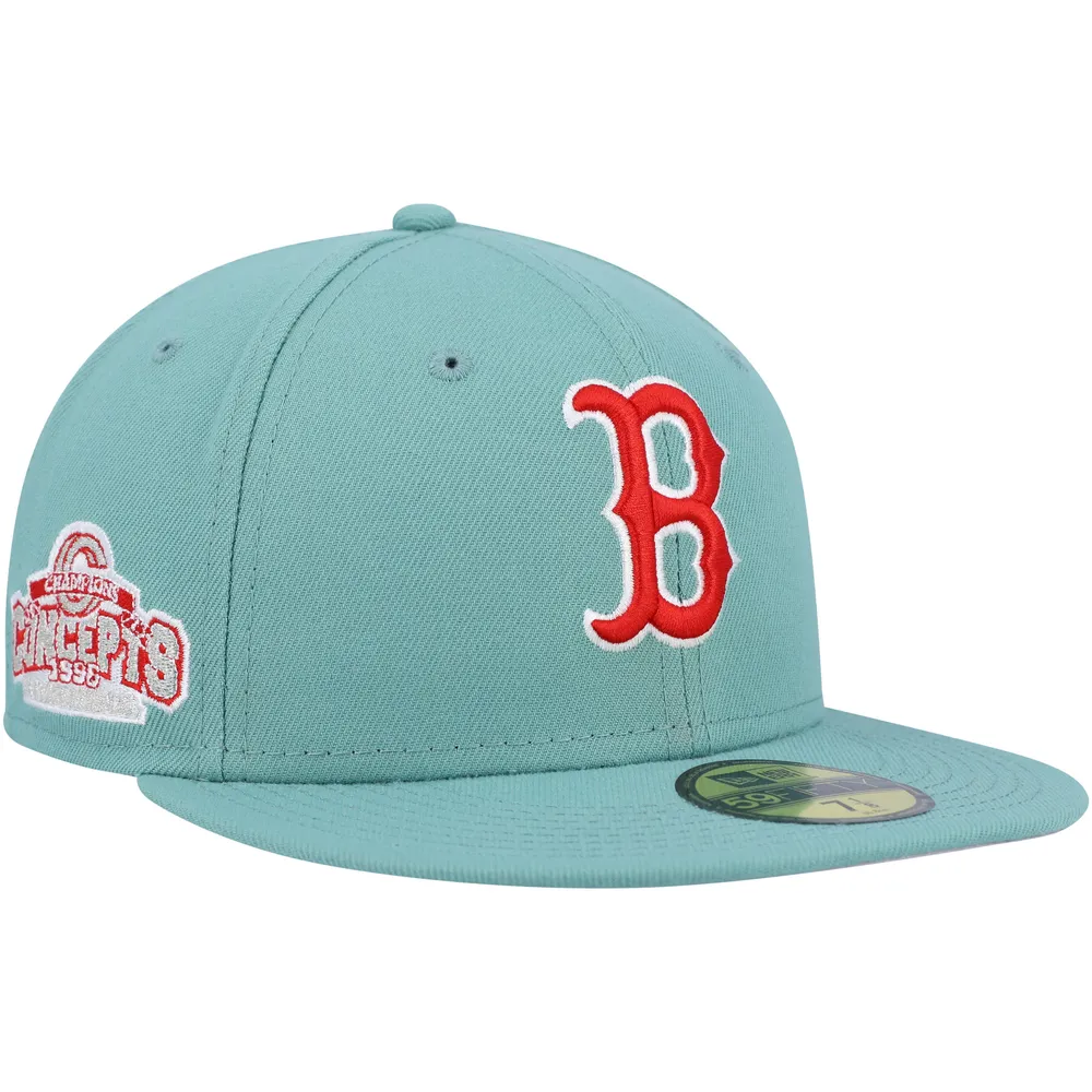Lids Boston Red Sox New Era Concepts 59FIFTY Fitted Hat - Seafoam