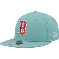 Men's New Era  Seafoam Boston Red Sox Concepts 59FIFTY Fitted Hat