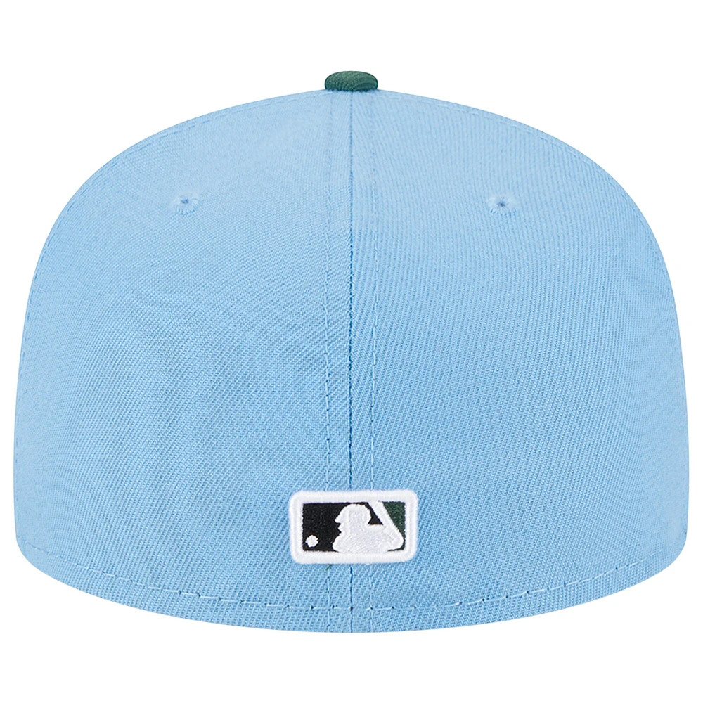 Casquette ajustée 59FIFTY des Boston Red Sox 2007 World Series New Era bleu ciel/cilantro pour homme