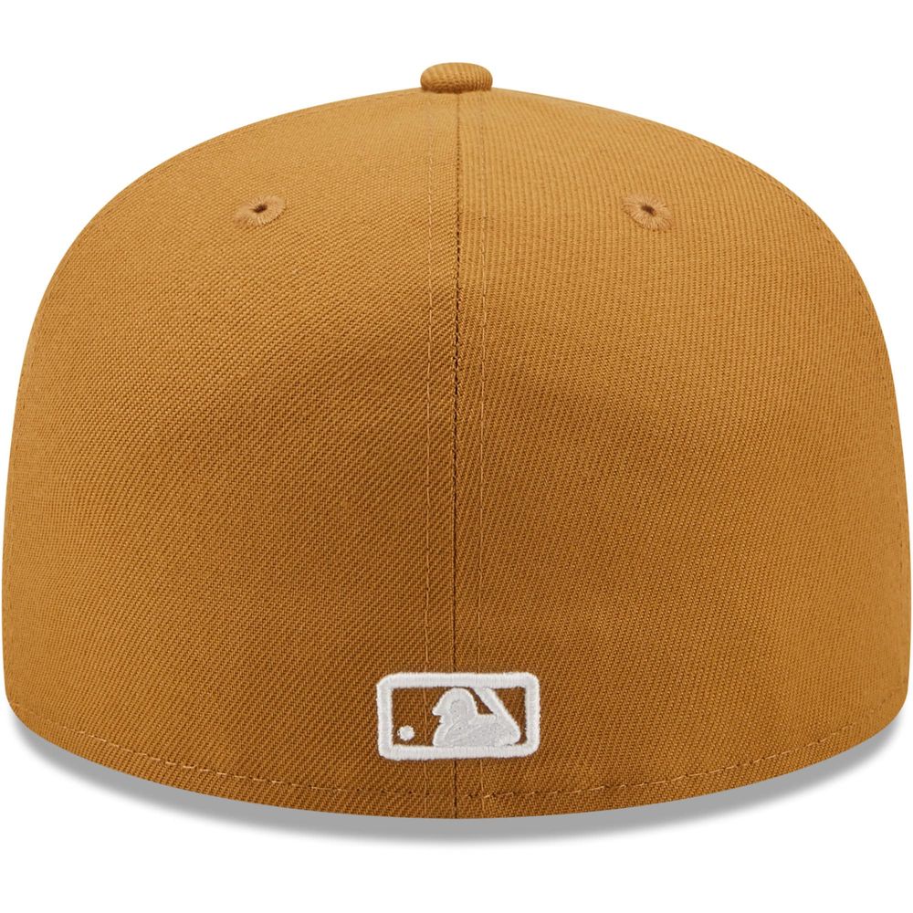 Men's Boston Red Sox New Era Tan Wheat 59FIFTY Fitted Hat