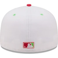 Casquette ajustée New Era Boston Red Sox 2004 World Series Strawberry Lolli 59FIFTY pour homme, blanc/corail