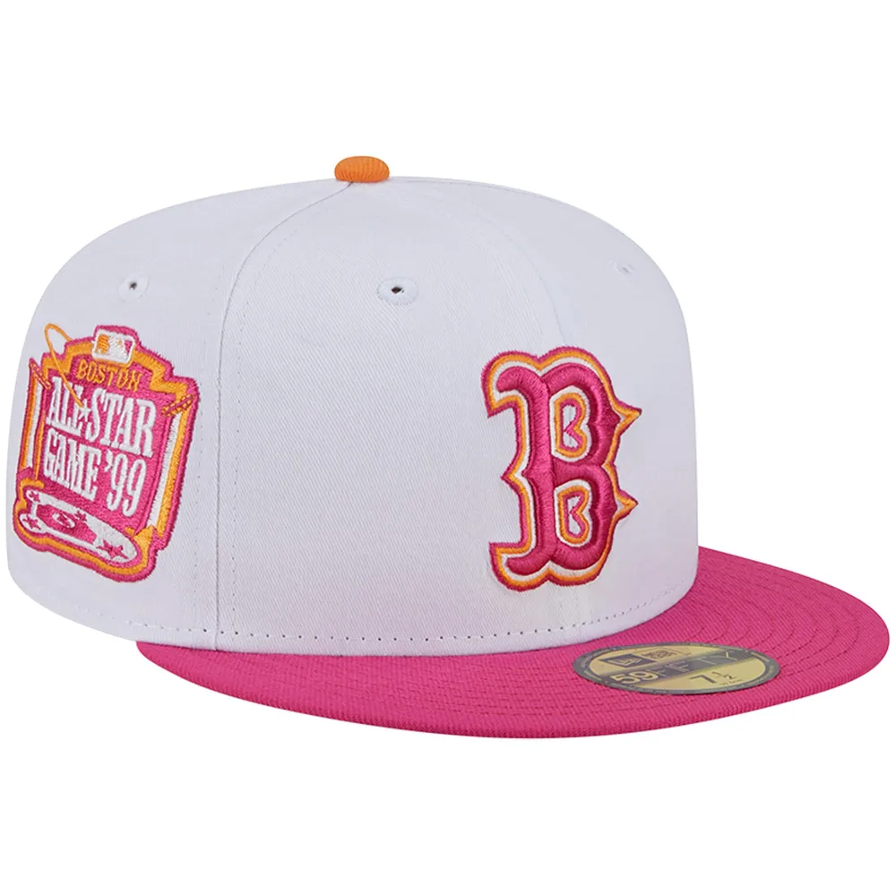 New York Yankees New Era 1952 World Series Champions Pink Undervisor  59FIFTY Fitted Hat  Black