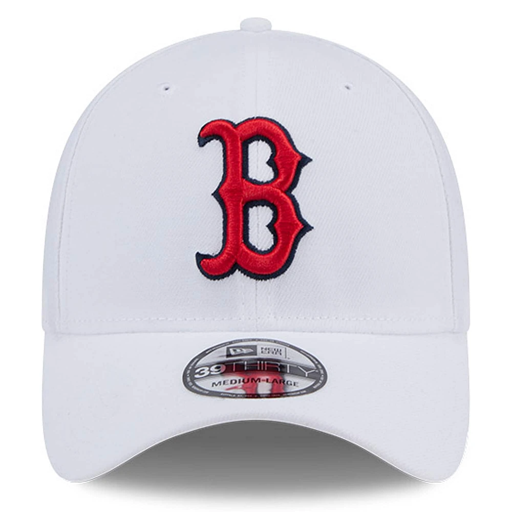 Men's New Era White Boston Red Sox 39THIRTY Flex Hat