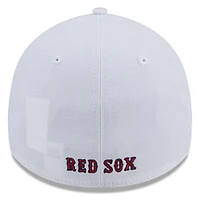 Men's New Era White Boston Red Sox 39THIRTY Flex Hat
