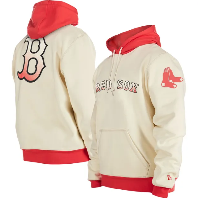 Lids Boston Red Sox Big & Tall Pullover Sweatshirt - Navy/Red