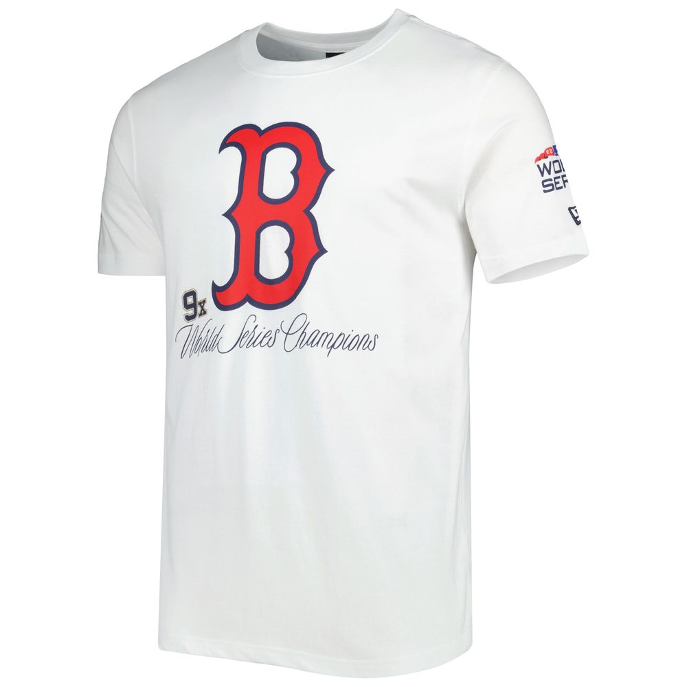 Men's New Era White Boston Red Sox Historical Championship T-Shirt