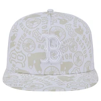 Casquette Snapback 9FIFTY Snapback A-Frame Trucker Dunes avec logo des Red Sox de Boston New Era pour hommes