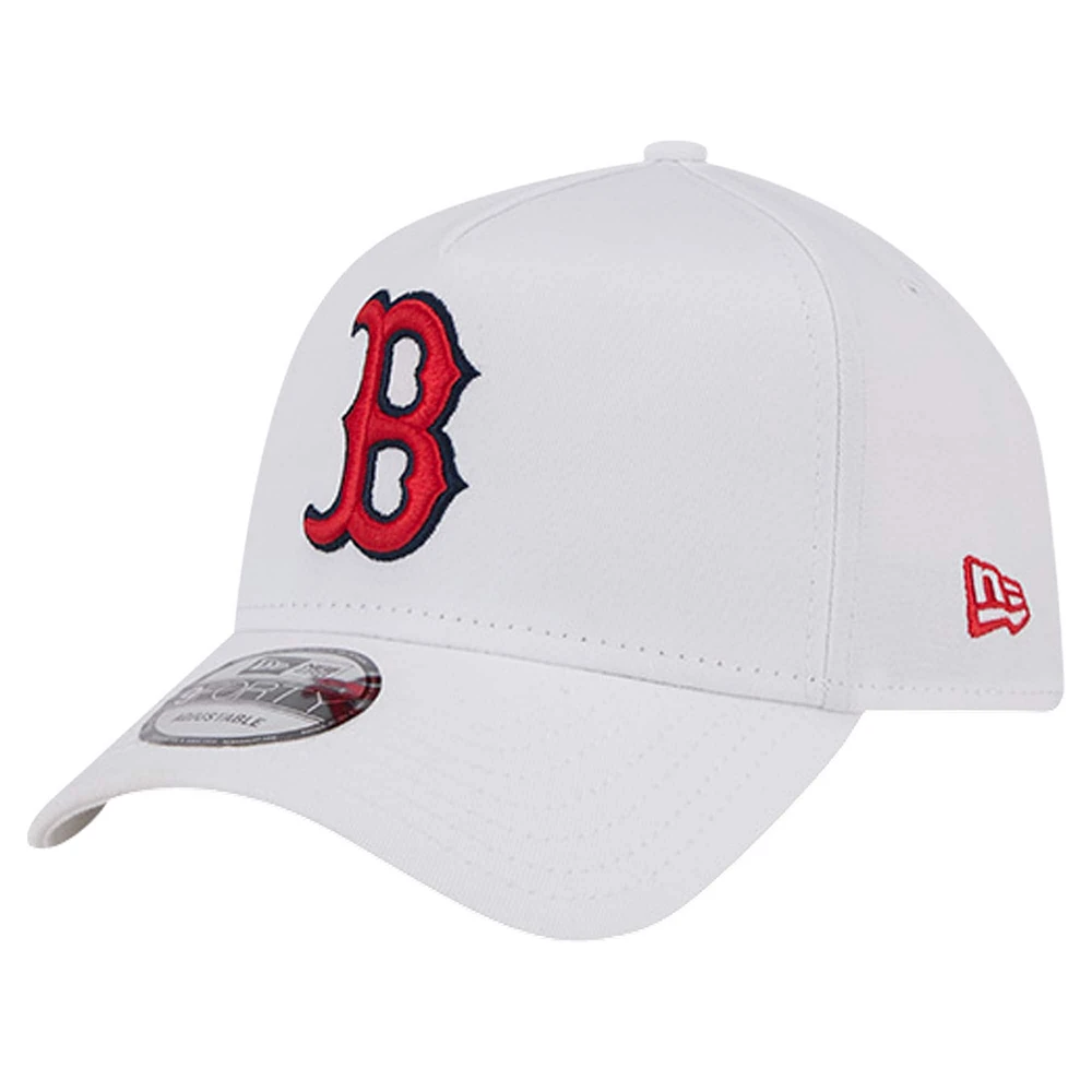 Casquette ajustable 9FORTY TC A-Frame New Era blanche des Red Sox de Boston pour hommes