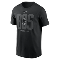 T-shirt tendance local Nike noir des Red Sox de Boston pour hommes