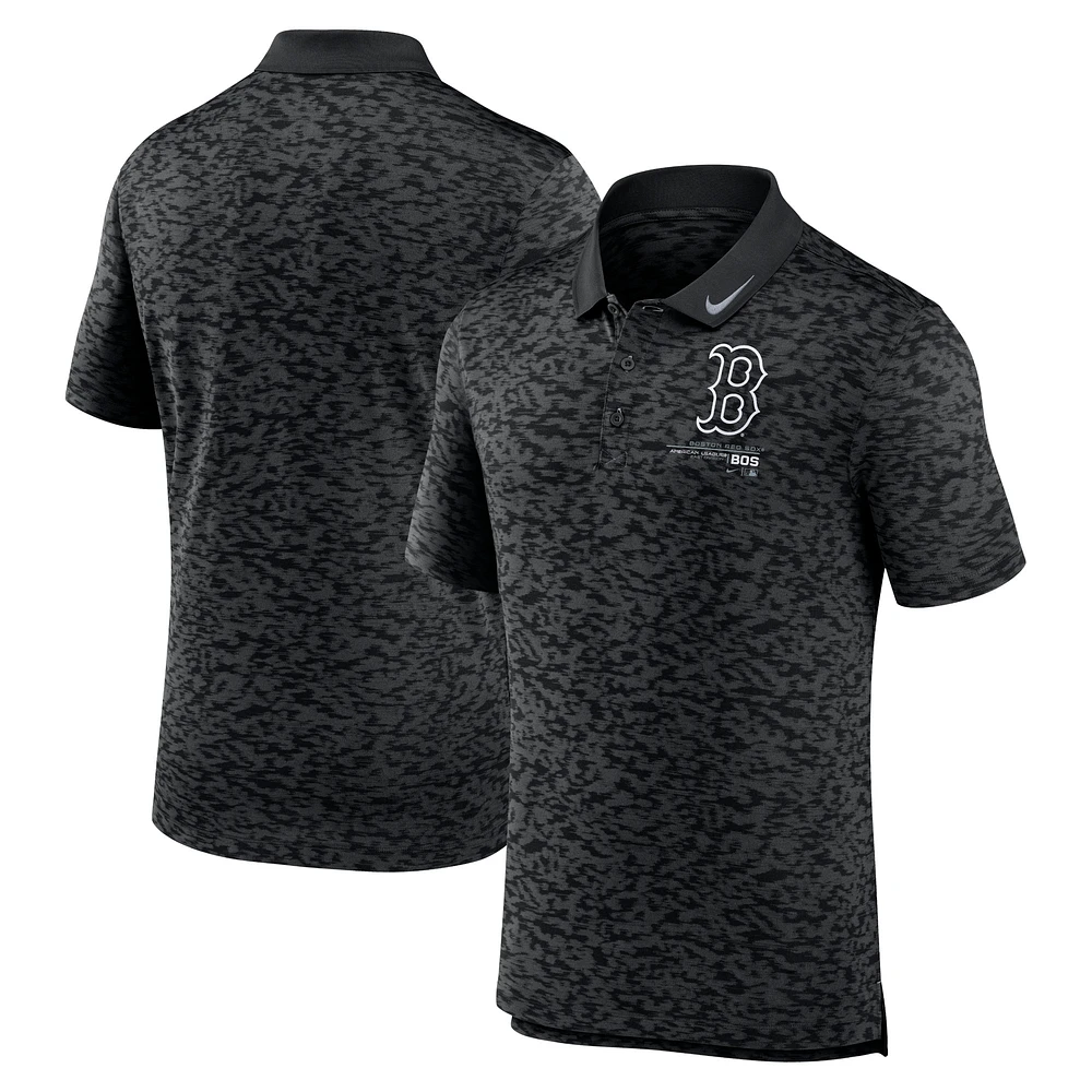 Men's Nike  Black Boston Red Sox Next Level Performance Polo