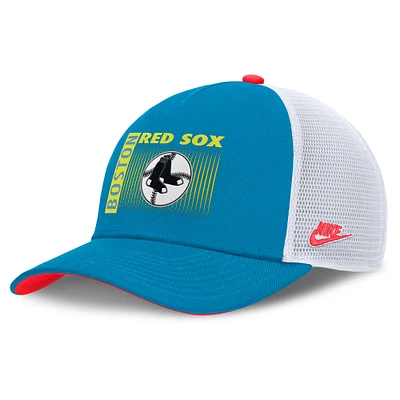 Men's Nike Blue/White Boston Red Sox Rise Neon Adjustable Hat
