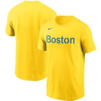 Men's Nike Boston Red Sox City Connect Wordmark T-Shirt