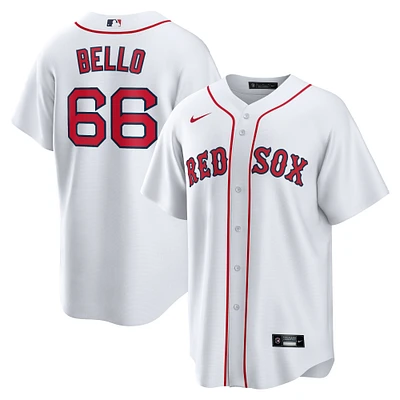 Maillot réplique à domicile des Red Sox de Boston pour homme Nike Brayan Bello blanc