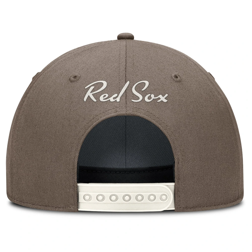 Men's Nike Brown Boston Red Sox Rise Performance Adjustable Hat