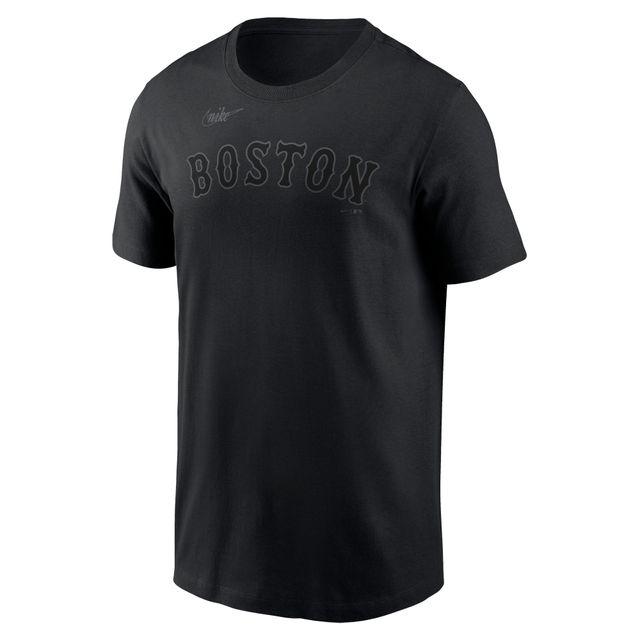 T-shirt avec nom et numéro Nike David Ortiz pour homme, noir, Boston Red Sox