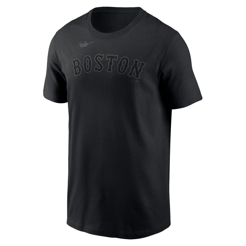 Men's Nike David Ortiz Black Boston Red Sox Name & Number T-Shirt