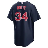 Men's Nike David Ortiz White Boston Red Sox Big Papi Replica Jersey