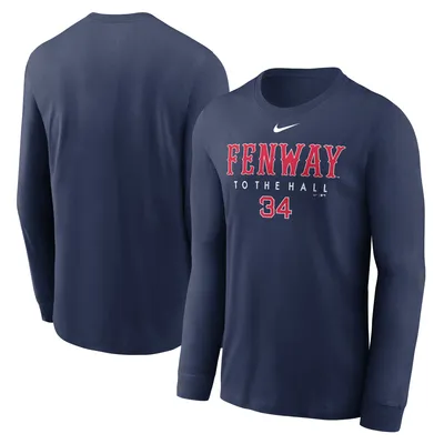 David Ortiz Big Papi Boston Red Sox Majestic Official Name and Number T- Shirt - Navy