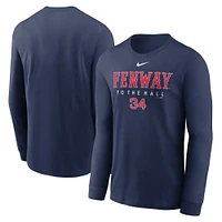 T-shirt à col ras du cou Fenway Hall of Fame des Red Sox Boston Nike David Ortiz pour homme