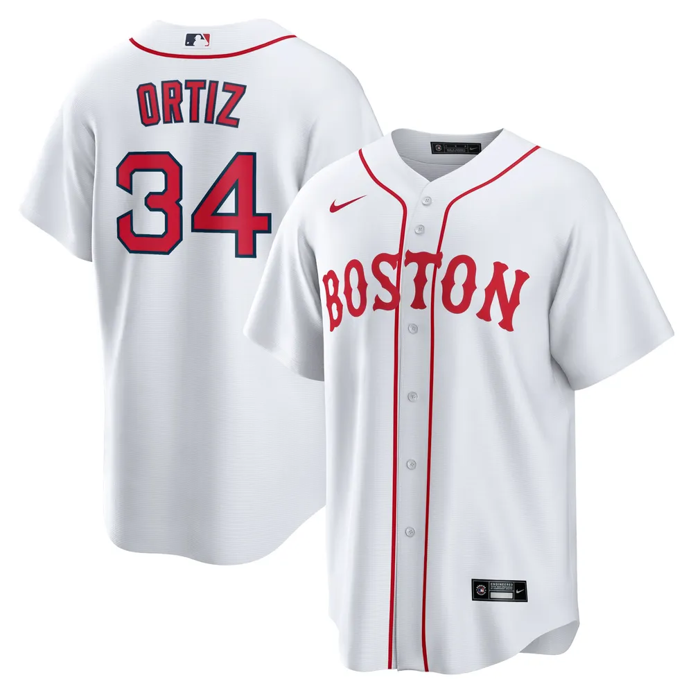  Youth David Ortiz Boston Red Sox Red Alternate Replica