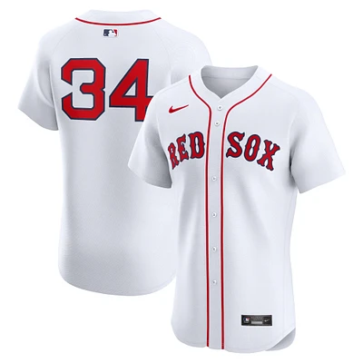 Men's Nike David Ortiz White Boston Red Sox Home Elite Jersey