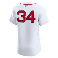 Maillot Nike David Ortiz blanc domicile Elite des Red Sox de Boston pour homme