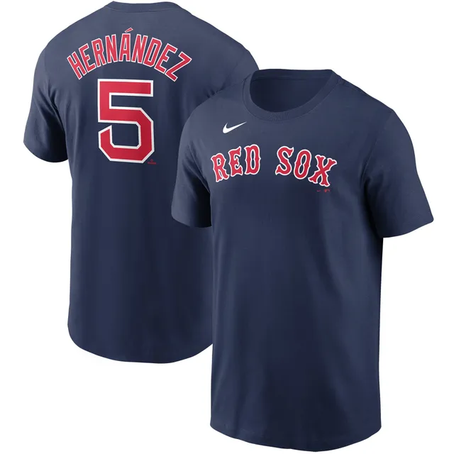 Justin Turner Boston Red Sox Nike Name & Number T-Shirt - Red