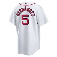 Maillot de joueur officiel à domicile des Red Sox Boston Nike Enrique Hernandez pour homme, blanc