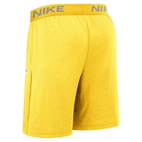 Short en tricot Nike Gold Boston Red Sox Authentic Collection City Connect Performance pour homme