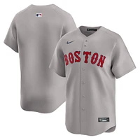 Maillot Nike pour homme, gris, Boston Red Sox, extérieur limité