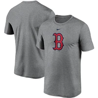 T-shirt Nike pour hommes, gris, Boston Red Sox, grand logo Legend Performance