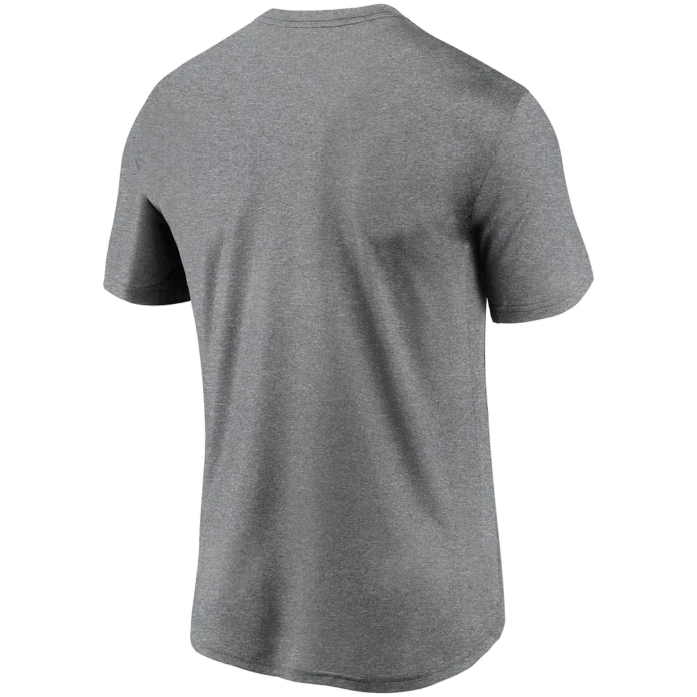 T-shirt Nike pour hommes, gris, Boston Red Sox, grand logo Legend Performance