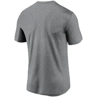T-shirt Nike pour hommes, gris, Boston Red Sox, grand logo Legend Performance