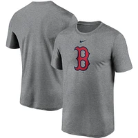 T-shirt Nike pour hommes, gris, Boston Red Sox, grand logo Legend Performance