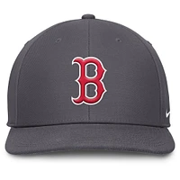 Casquette Nike Pro Performance Snapback Boston Red Sox grise pour homme