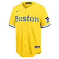 Boston Red Sox Nike Women's City Connect Replica Jersey - Gold