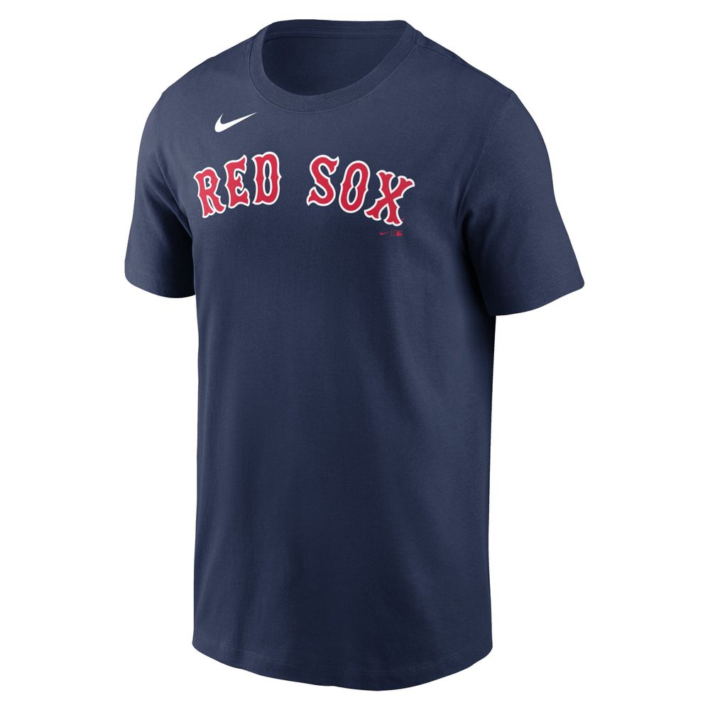 Men's Nike Kyle Schwarber Navy Boston Red Sox Name & Number T-Shirt