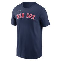 Men's Nike Kyle Schwarber Navy Boston Red Sox Name & Number T-Shirt