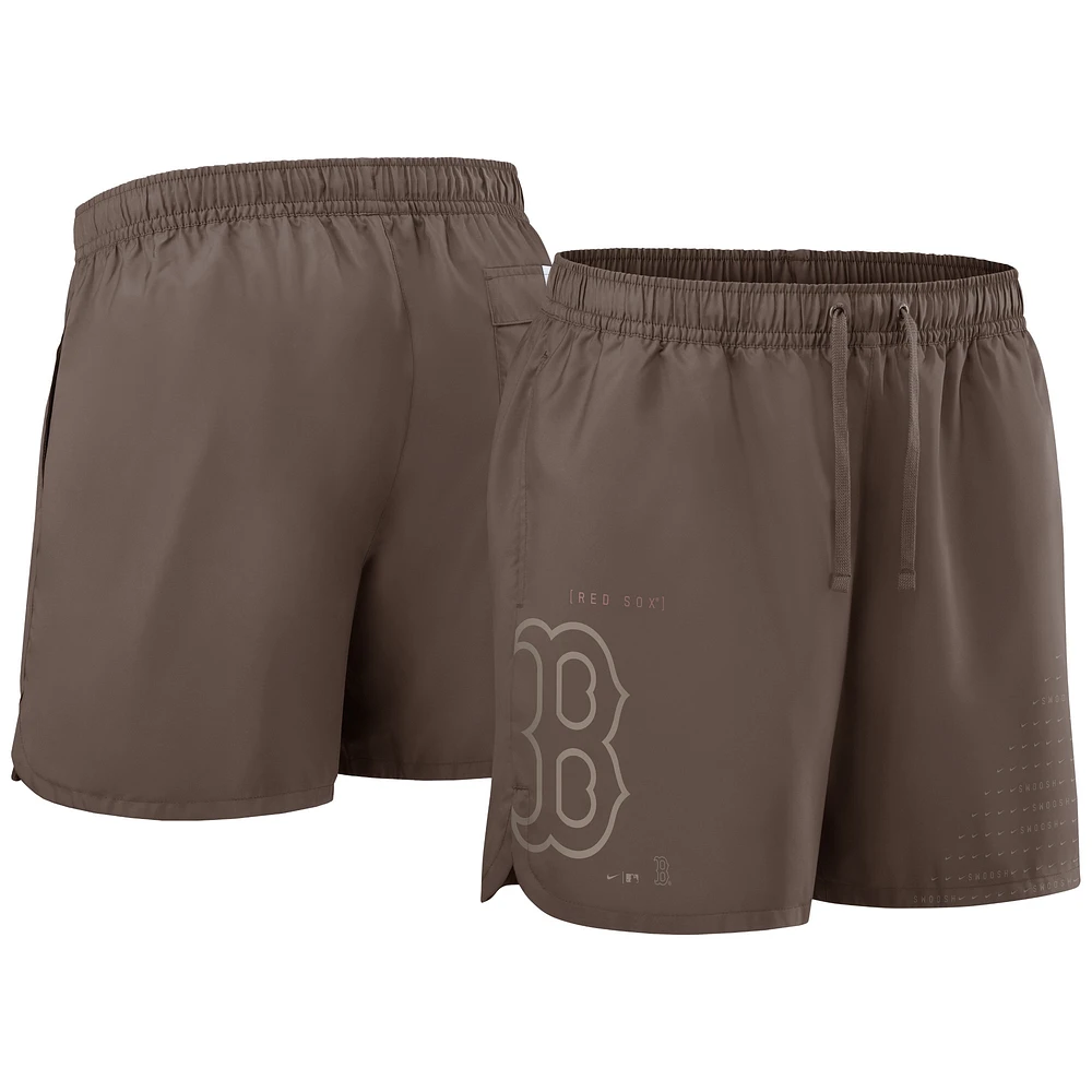 Men's Nike Light Brown Boston Red Sox Statement Shorts